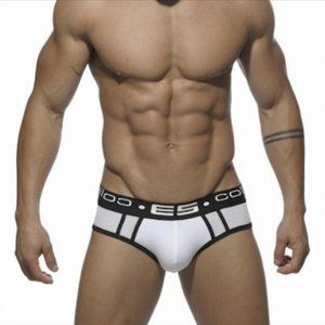 ES Collection Men's Mesh breathable low waist Briefs